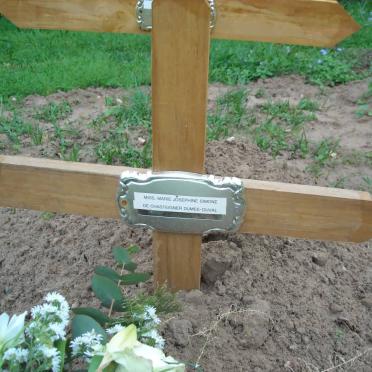 DUVAL Marie Josephine Simone De Chasteigner, Dumee