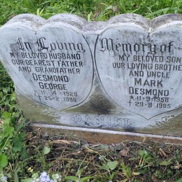 DANIEL Desmond George 1929-1986 :: DANIEL Mark Desmond 1958-1985