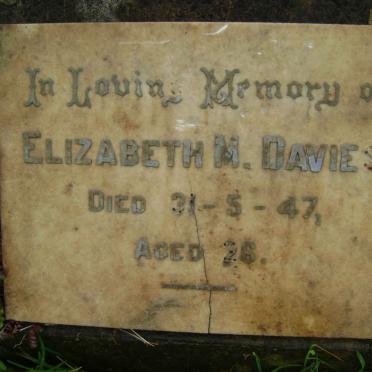 DAVIES Elizabeth M. -1947