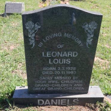 DANIELS Leonard Louis 1928-1993