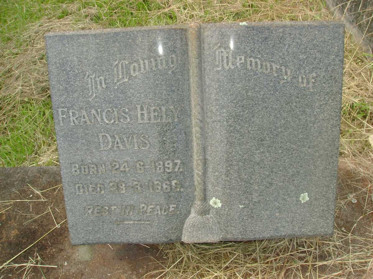 DAVIS Francis Hely 1897-1966