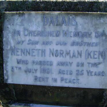 DALAIS Kenneth Norman -1951 &amp; Mabel Mary Letitia -1959 :: FOSTER Noreen M. -1966