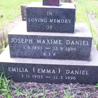 DANIEL Joseph Maxime 1895-1986 &amp; Emilia 1903-1996