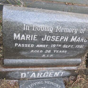 D'ARGENT Marie Joseph Marc -1981