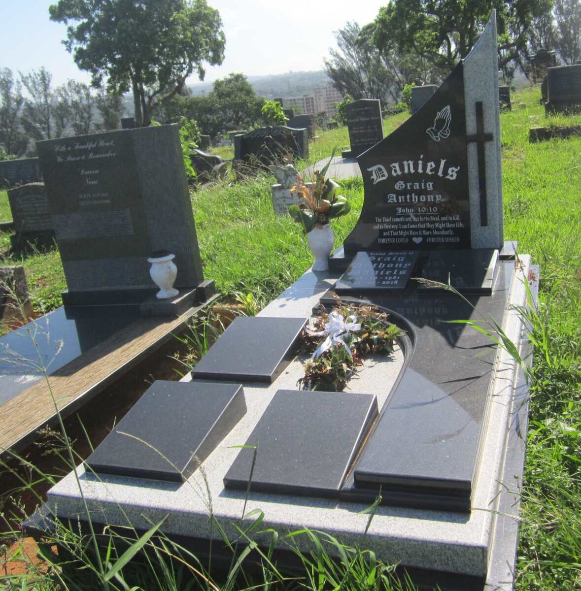 DANIELS Craig Anthony 1981-2018