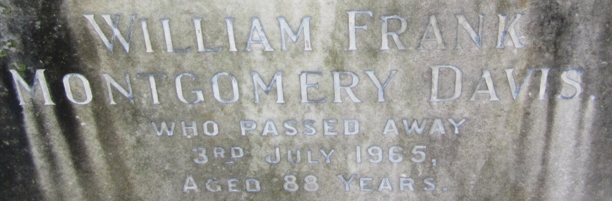 DAVIS William Frank Montgomery -1965