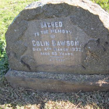 DAWSON Colin -1932 &amp; Ann Eliza -19?0