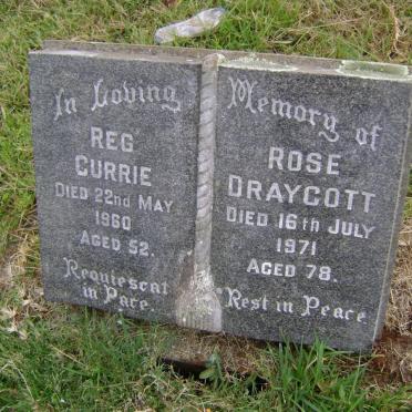DRAYCOTT Rose -1971 :: CURRIE Reg -1960