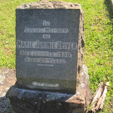 DRIVER Marie Jurinie -1930