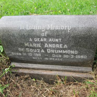 DRUMMOND Marie Andrea De Souza 1911-1980