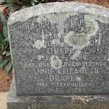 DRAPER Arthur George -1958 &amp; Annie Elizabeth -1965