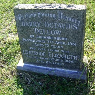 DELLOW Harry Octavius -1951 &amp; Gertrude Elizabeth -1966