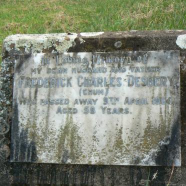 DESBERY Frederick Charles -1954