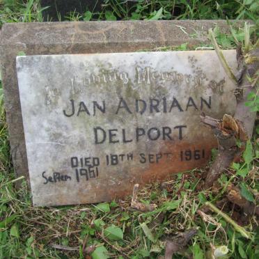 DELPORT Jan Adriaan -1961