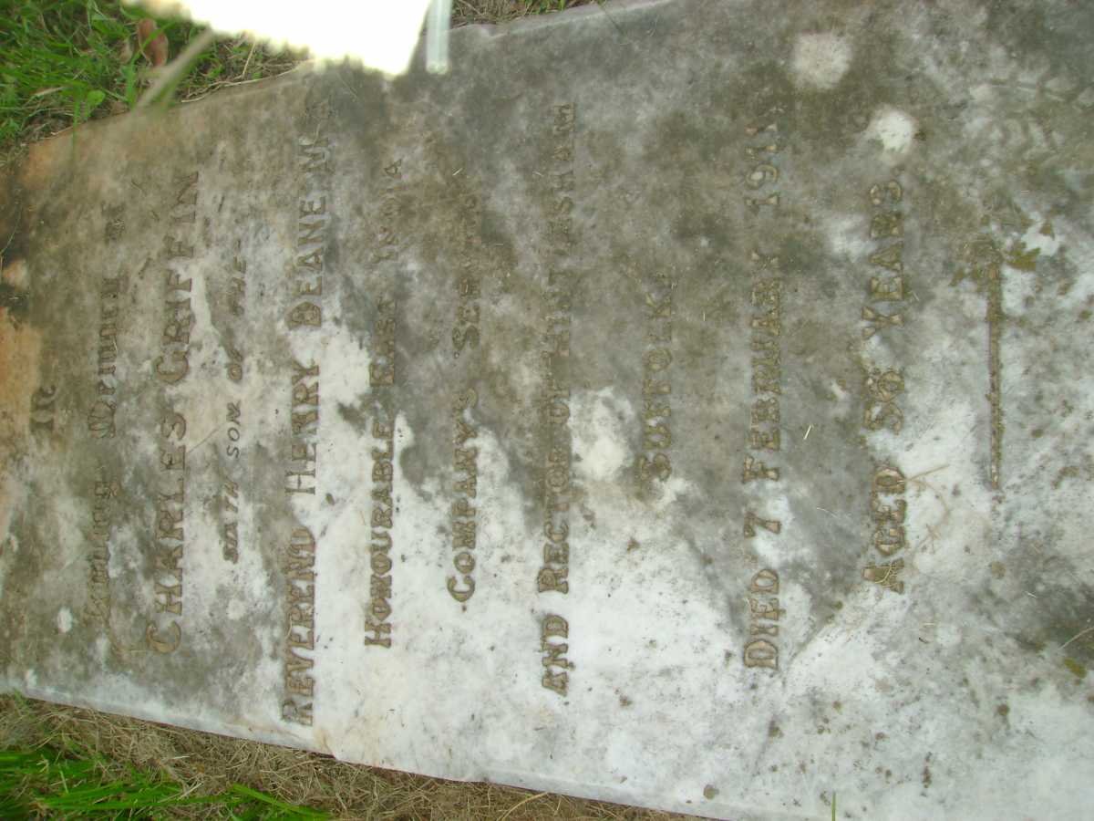 DEANE Charles Griffin -1911