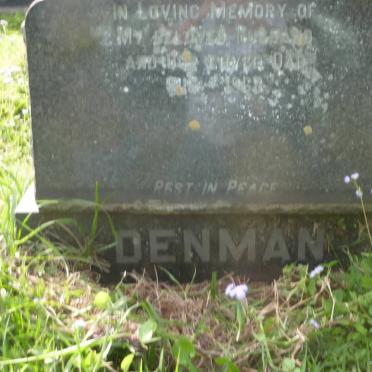 DENMAN Douglas William -1968