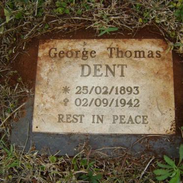 DENT George Thomas 1893-1942