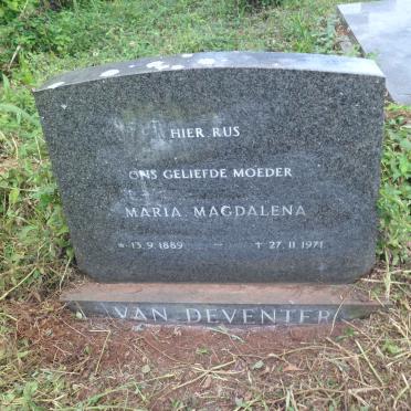 DEVENTER Maria Magdalena, van 1889-1971