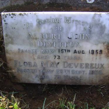 DEVEREUX Albert John -1959 &amp; Flora May -1966