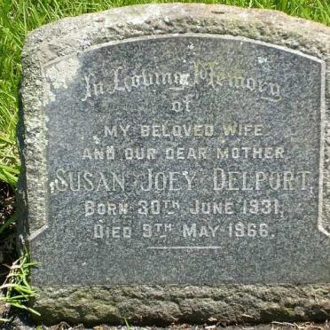 DELPORT Susan Joey 1931-1966