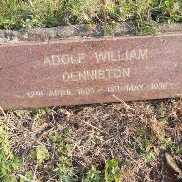 DENNISTON Adolf William 1889-1966