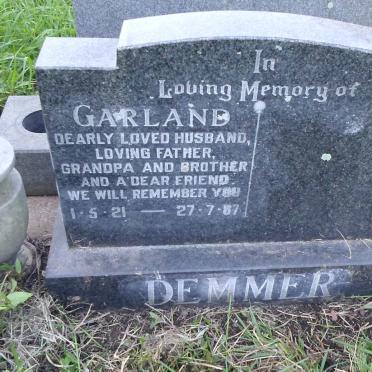 DEMMER Garland 1921-1987