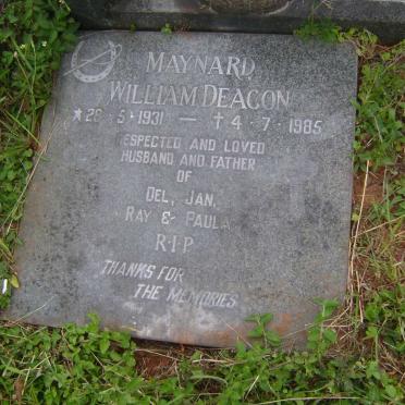 DEACON Maynard William 1931-1985