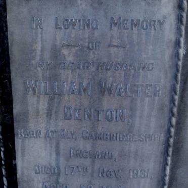 DENTON William Walter -1931