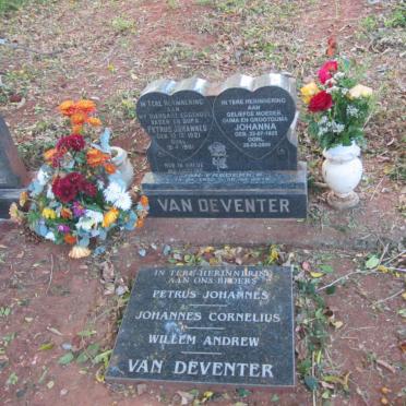 DEVENTER Petrus Johannes, van 1921-1981 &amp; Johanna 1925-2006 :: DEVENTER Jan Frederick, van 1952-2016