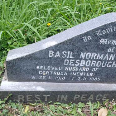 DESBOROUGH Basil Norman 1918-1985