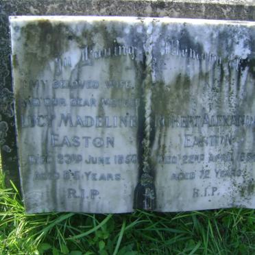 EASTON Robert Alexander -1954 &amp; Lucy Madeline -1950