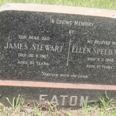 EATON James Stewart -1967 &amp; Ellen Speed Henry -1948