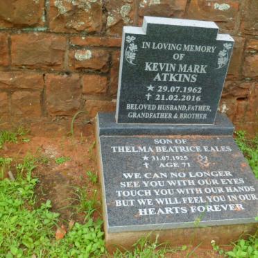 EALES Thelma Beatrice 1925- :: ATKINS Kevin Mark 1962-2016