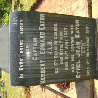 EATON Herbert Leonard -1937 &amp; Ethel Jean -1939