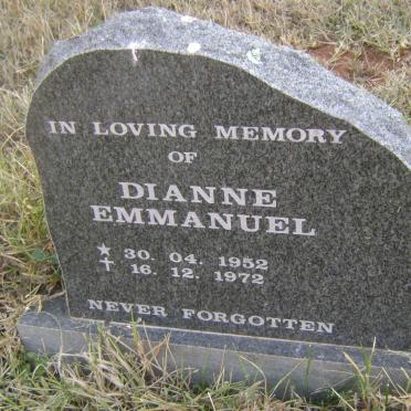 EMMANUEL Dianne 1952-1972