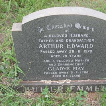 EMMETT Arthur Edward, Butler -1978 &amp; Gladys May -1986