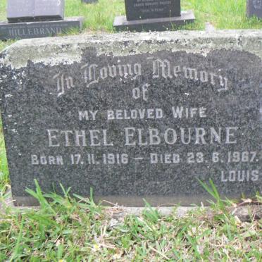 ELBOURNE Ethel 1916-1967
