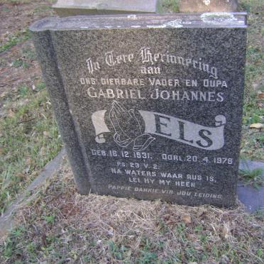 ELS Gabriel Johannes 1931-1978
