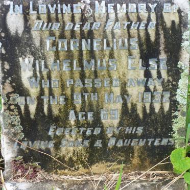 ELSE Cornelius Wilhelmus -1932