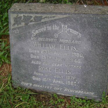 ELLIS William 1880-1946 &amp; Rose 1876-1960