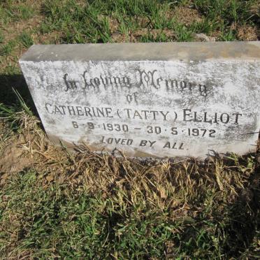 ELLIOT Catherine 1930-1972