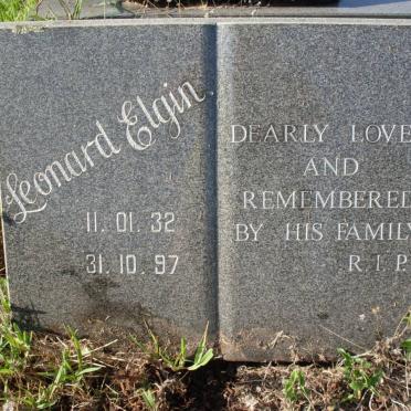 ELGIN Leonard 1932-1997