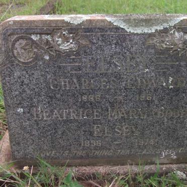 ELSEY Charles Edward 1886-1961 &amp; Beatrice Mary 1896-1974