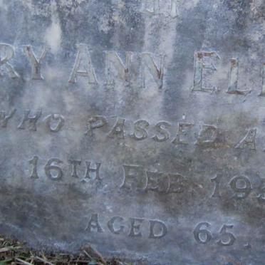 ELLWOOD Mary Ann -1952 