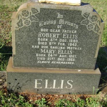 ELLIS Robert 1890-1942 &amp; Mary 1897-1968