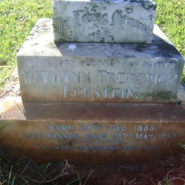 ECKSTEIN Hermann Frederick 1888-1953