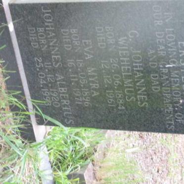 EKSTEEN G. Johannes Wiehelmus 1884-1961 &amp; Eva Myra 1896-1971 :: EKSTEEN Johannes Albertus 1920-1993