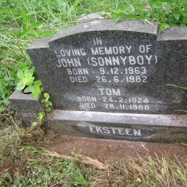 EKSTEEN John 1963-1982 :: EKSTEEN Tom 1924-1988