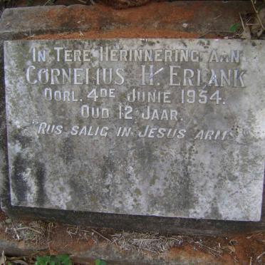 ERLANK Cornelius H. -1954