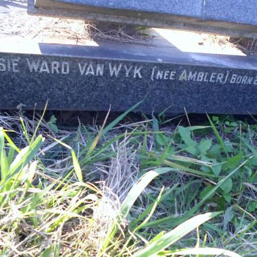  WYK Jessie Ward, van nee AMBLER 1910-1973